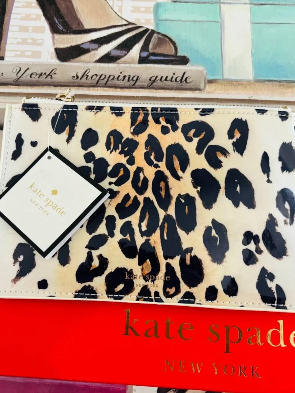Kate Spade Animal Print Pencil Pouch